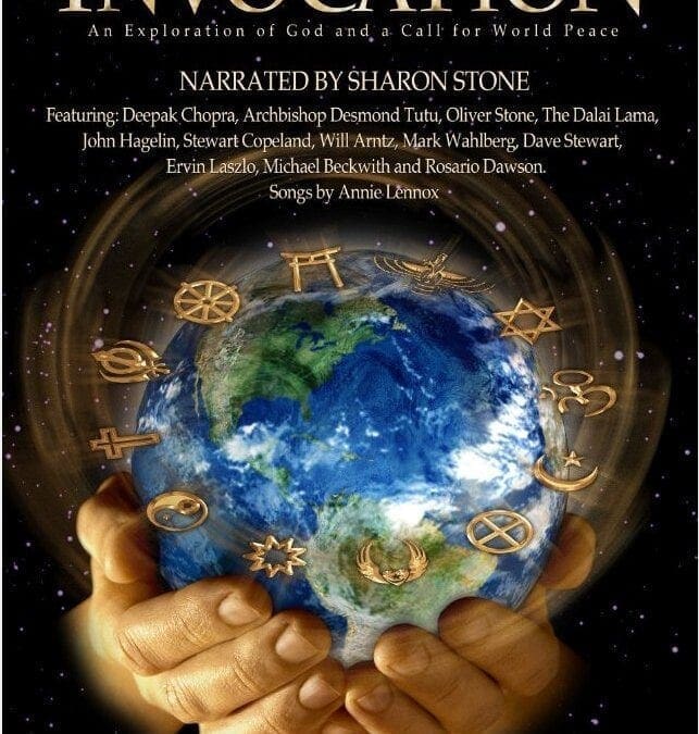 the invocation film poster featuring dave stewart and annie lennox