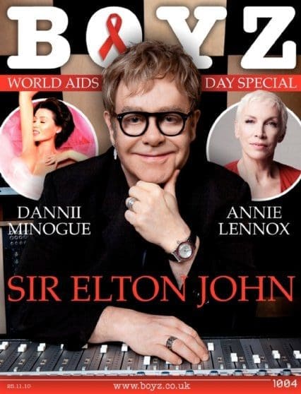 Annie Lennox Boyz Magazine Cover