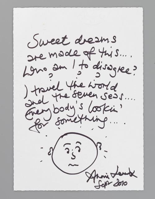 Annie lennox Original Lyrics