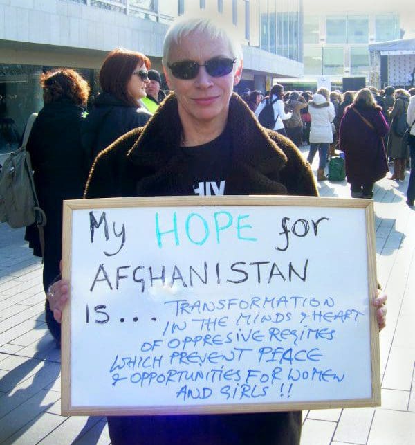Annie Lennox’s Hope For Afghanistan
