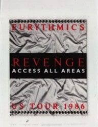 Eurythmics Revenge 25: Day 34 You Are Invited Backstage