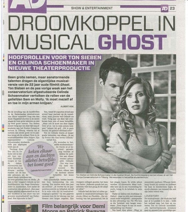 Ghost The Musical Welcomes Celinde Schoenmaker And Ton Sieben As The Dutch Molly And Sam