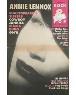 1992-06-01 – Annie Lennox – Rock & Pop from The Czech Republic ID: 1028