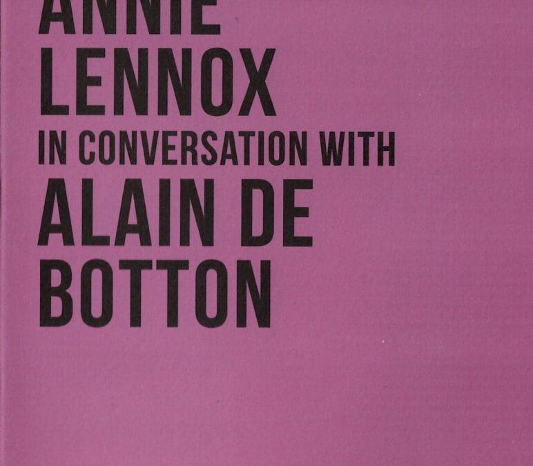 2018-09-19 – Annie Lennox – Annie Lennox In Conversation with Alain De Botton from The UK ID: 2646