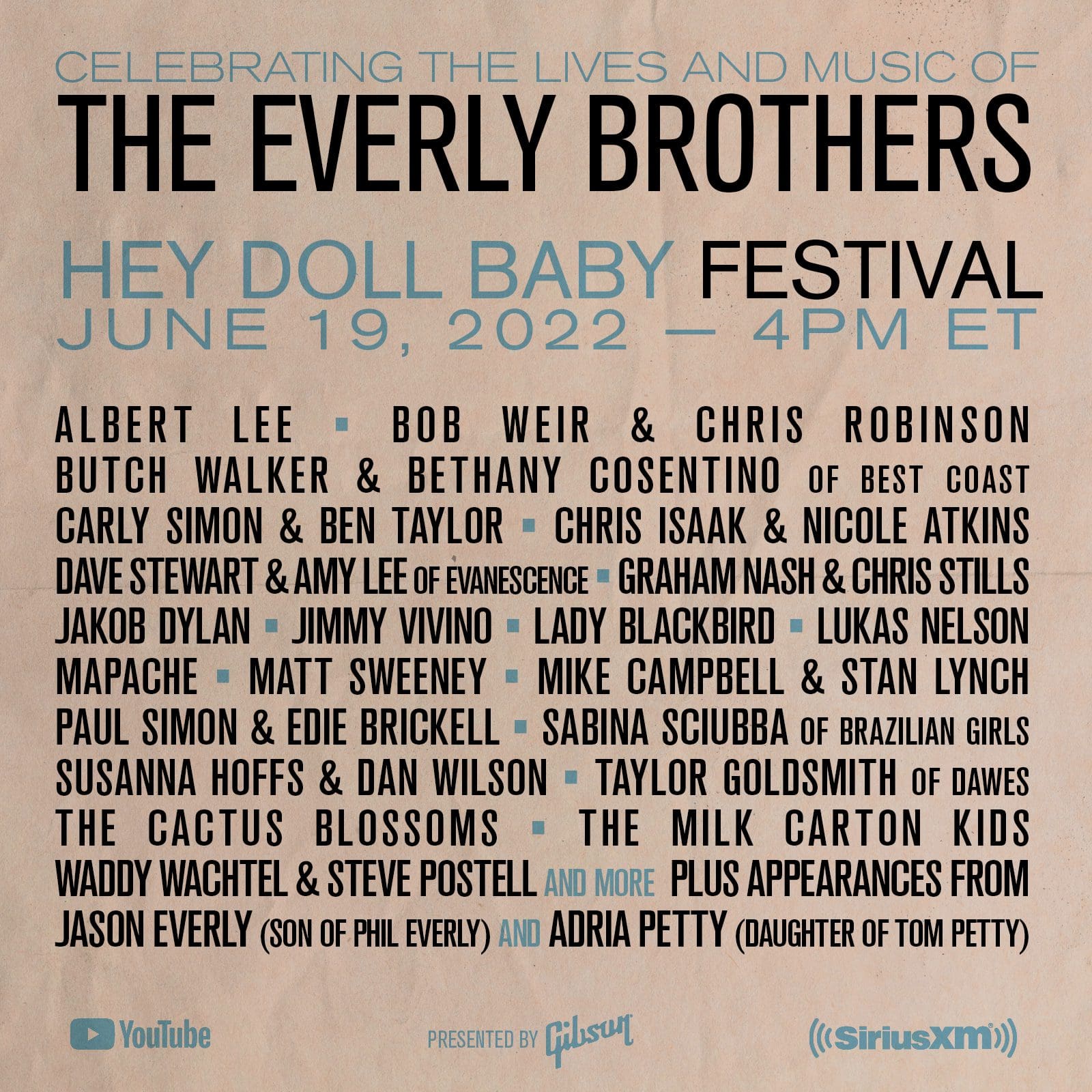 the-Everly-Brothers-Hey-Doll-Baby-Festival-Dave-Stewart-Advert