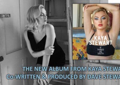 Kaya Stewart’s new album “If Things Go South” is released today on Bay Street Records and reveals her most authentic work as an artist. The album was co-written and co-produced with her father,  Dave Stewart