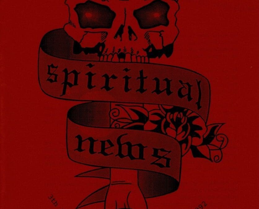 1992-02-01 – Dave Stewart – Spiritual News Fanzine Issue 3 from Worldwide ID: 3241