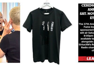 Eurythmics Rock & Roll Hall Of Fame news updates! With just over 2 weeks to go Annie is training her voice, a new Eurythmics T-Shirt is for sale and we have confirmation of the TV Broadcast date with a trailer!