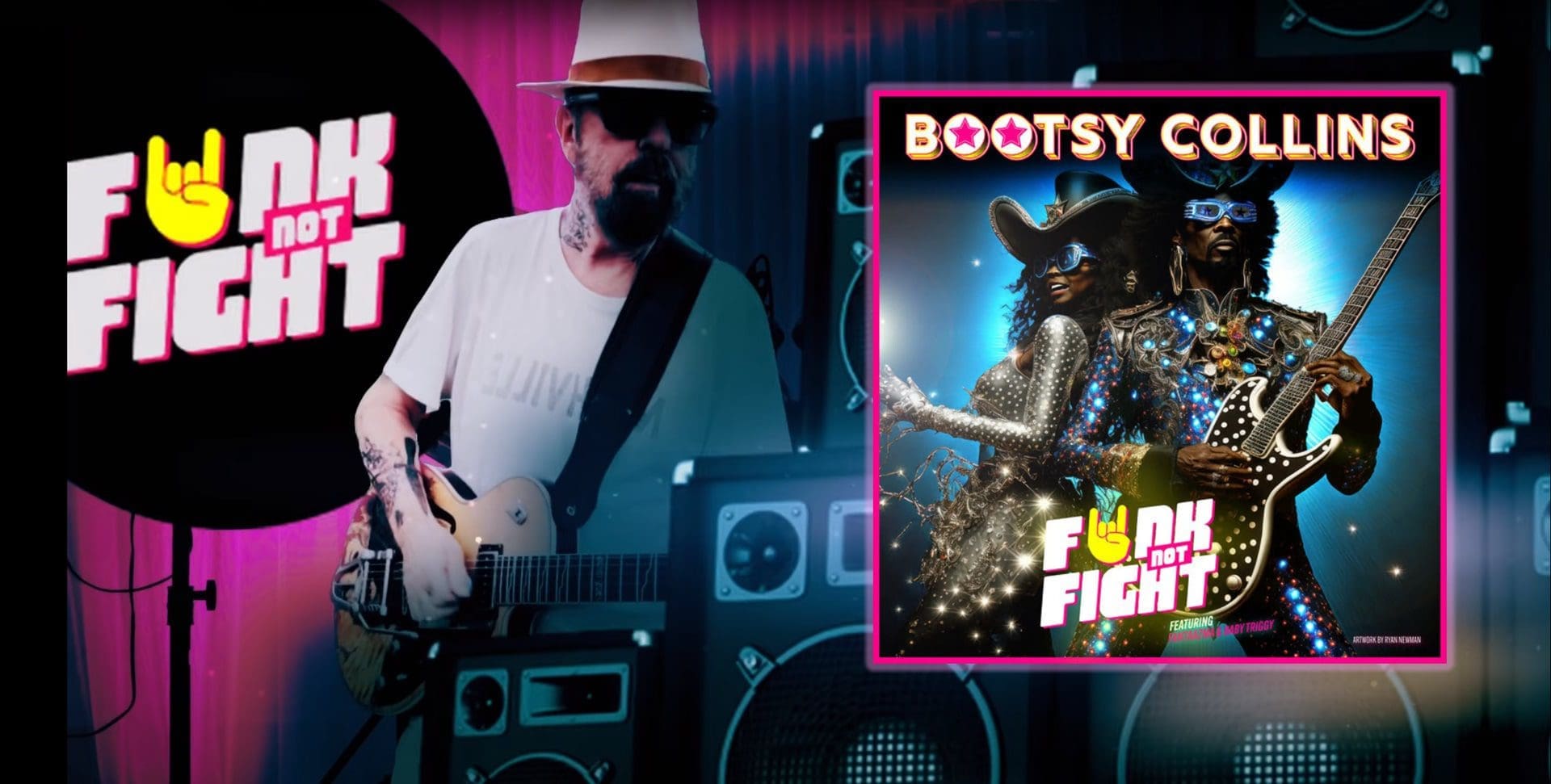 Dave Stewart joins legendary Bootsy Collins on a funky new single and